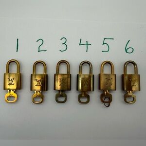 Louis Vuitton Gold Padlock Lot